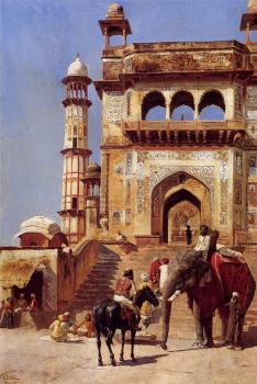 Edwin Lord Weeks : Before a Mosque